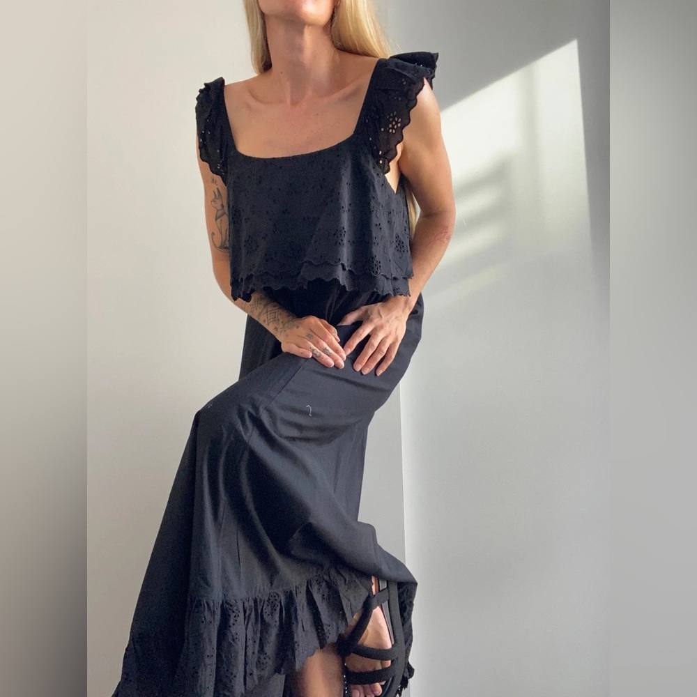 Skall Studio Uma Lace Dress in Black